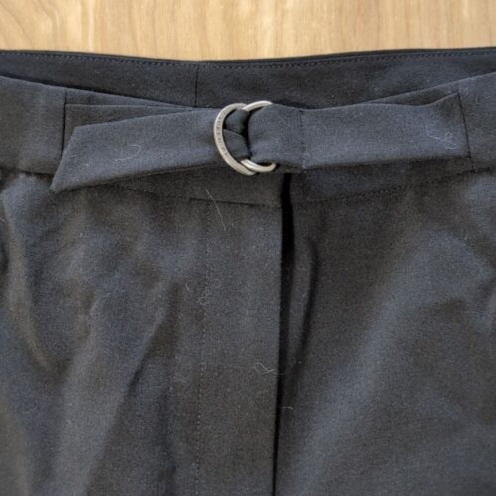 Lauren Ralph Lauren Wool Spandex Tapered Leg Black Pants Size 10 30" Inseam